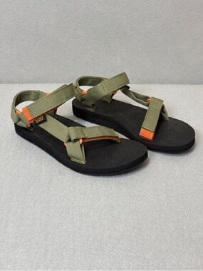Teva Original Universal Women’s Sz 7 Sandal Olive Green Sport Hiking Water‑Ready